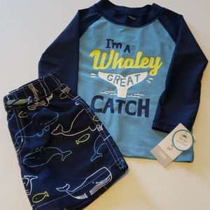 NWT Carter's Swim Set 18MO